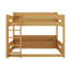 Lit superposé grand sur grand avec tablettes de rangement et ports de charge USB-693704413