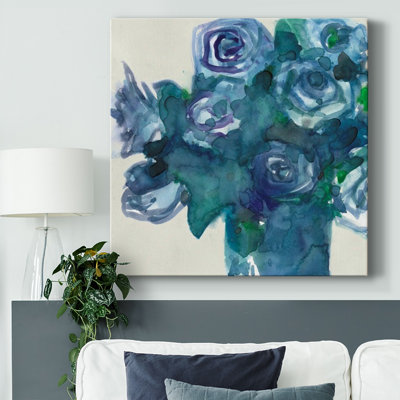 Turquoise Bunch II sur toile