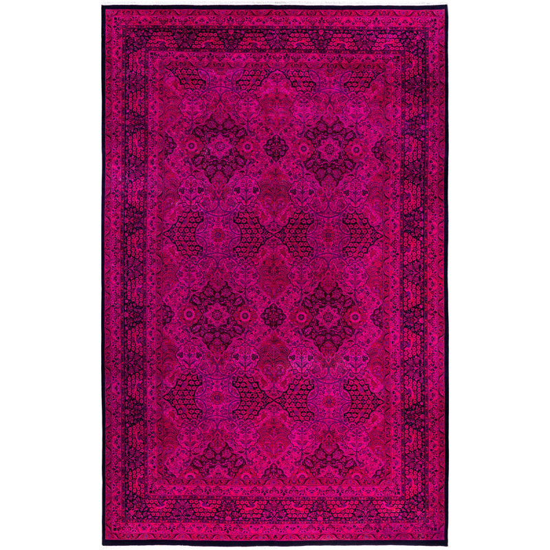 Overdyed One-of-a-Kind 10' 1" X 15' 7" Hand Knotted Area Rug