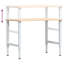 Solid Wood Top Height-Adjustable Workbench-748784866-748784871