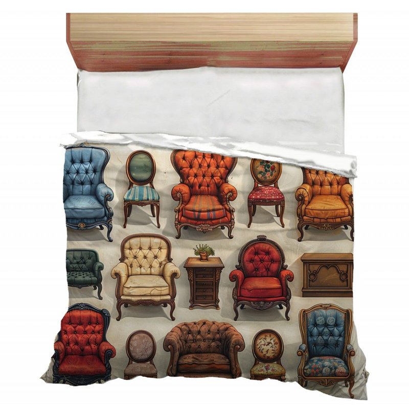 Trendy Floral Plush Bedding, Twin Comforter