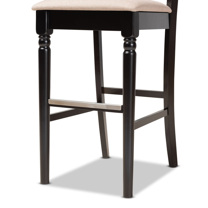 Bryleigh Stool, 42.50" H, Sand, Espresso Brown