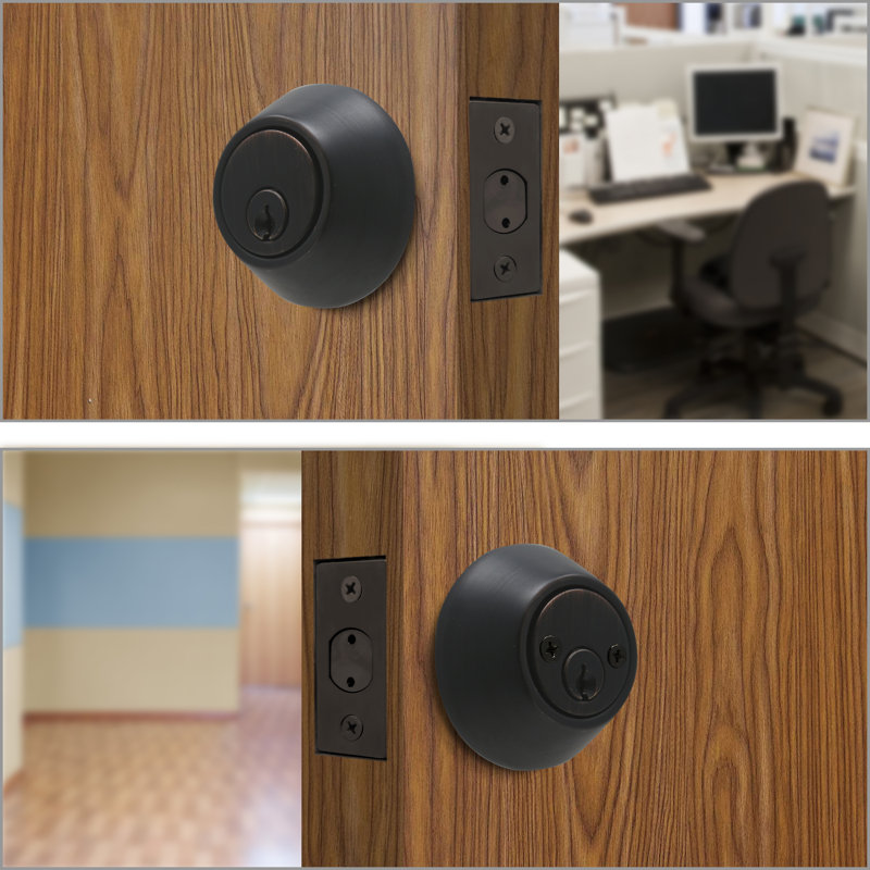 Electronic Double Cylinder Deadbolt, Oil Rubbed Bronze