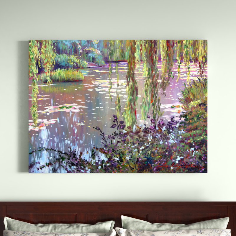 Reproduction d'art sur toile tendue « Homage to Monet », H 35 po x l 47 po