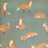Great Kids Collection Smooth Glitter Friendly Foxes Wallpaper Roll