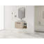Meuble-lavabo flottant de 36 po au design moderne avec lavabo d'art en céramique, plaque de pierre plate et petites tablettes de rangement, porte à fermeture douce, ensemble KD-125515294