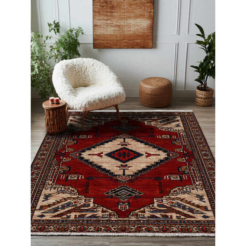 Tapis en coton Mattis, Tapis de couloir 2 pi 8 po x 14 pi 10 po