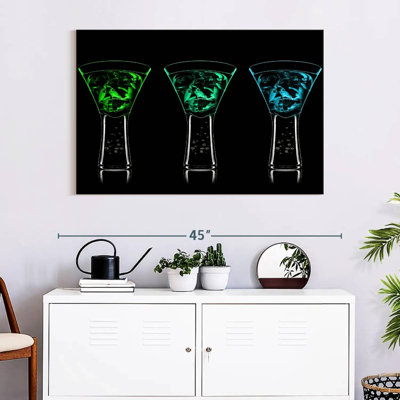 Yarlin bleu vert cocktails