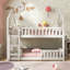 Single (3') Bunk Bed Bed Frame with Built-in Ladder Included