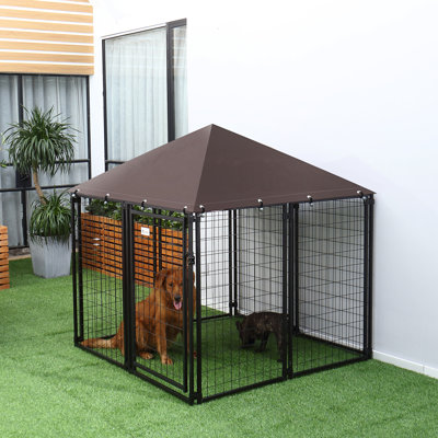 Chenil d'extérieur pour chien 5 pi x 5 pi x 5 pi PawHut