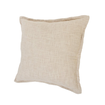  100% Cotton Throw Square Pillow Cover & Insert