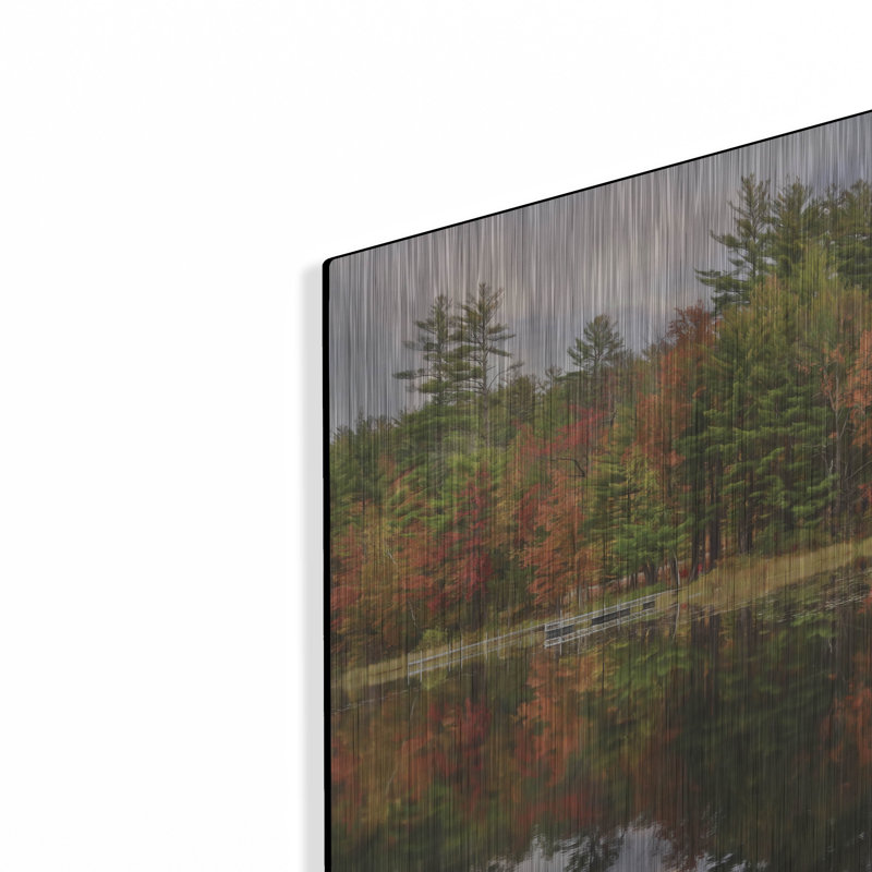 «Adirondacks Foliage» par Lori Deiter, art mural en métal, H 12 po x l 16 po