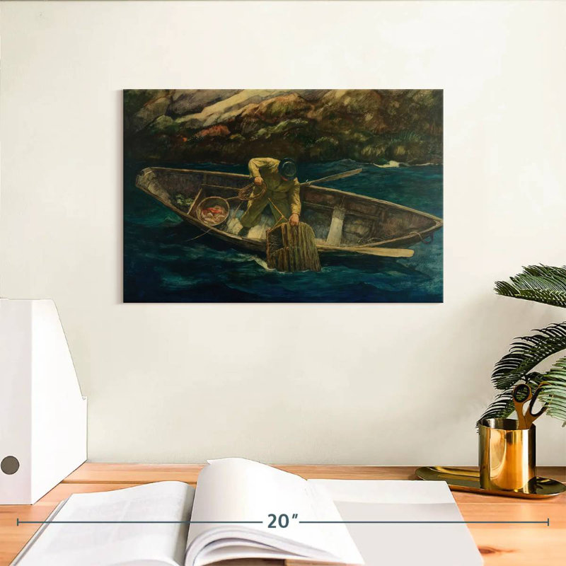 Deep Cove Lobster Man, 8" H x 12" W