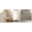 Meuble-lavabo et lavabo peu encombrant en bois MDF style français pour petite maison