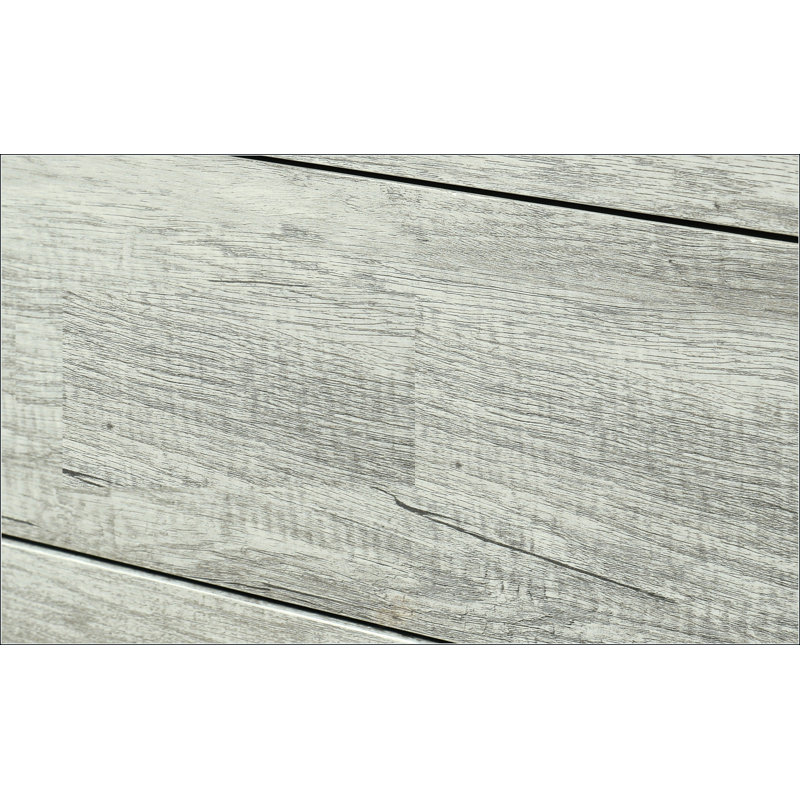 Lit plateforme double robuste et rustique, Lit double