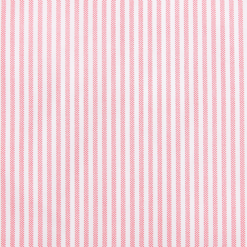 Ensemble de draps en coton percale Poppy & Fritz, Ensemble de draps pour lit simple TG et une taie d, Rayures roses Oxford