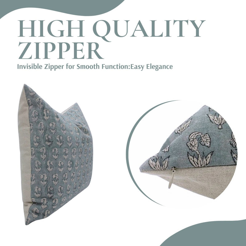 Linen Square Pillow Cover, 24" x 24"