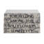 4 Piece Wildflowers Tom Petty Quote Decorative Book Set