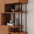 Key Modern Bookcase Display Unit with Closed Cabinets and Open Shelves-1984318348
