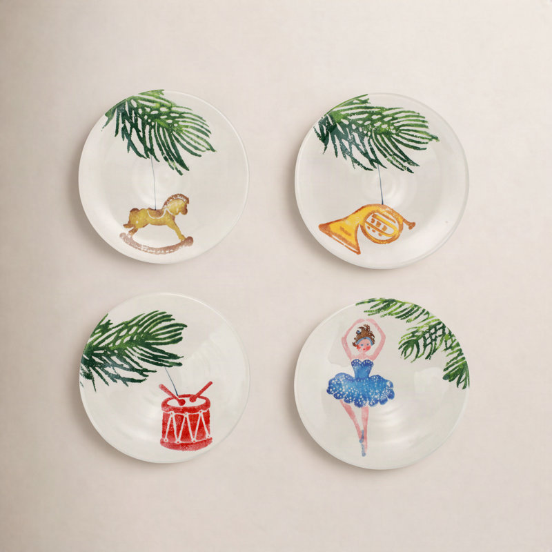 Nutcrackers Assorted Canape Plates
