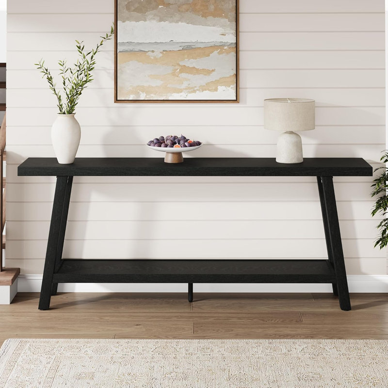 70.87" Long Console Tables, Black