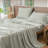 MooMee Sheet Set Extra Deep Pocket 100% Washed Cotton Linen Like Textured Lightweight Breathable-455527083-404490831