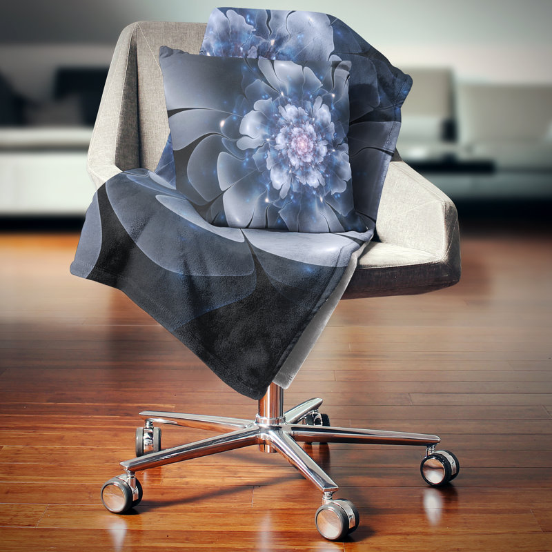 Housse et insert de coussin floral, 16 po x 1 po, Coussin décoratif