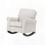 Chaise berçante en tissu