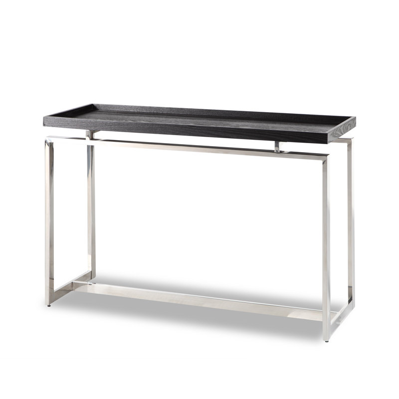 Malcom 47'' W Console Table, Silver