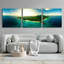 LaDigue ', ensemble d'art mural en verre acrylique, 3 pièces-1264668368
