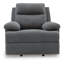 Silvy Manual Rocker Recliner Chair with Pillow Top Arms, Mocha Chenille-129434414