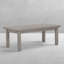 Club Aluminum Rectangular Coffee Table - Oyster-20521890