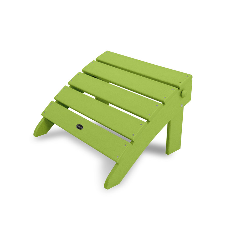Repose-pieds POLYWOOD surdimensionné classique Adirondack Adirondack, Vert