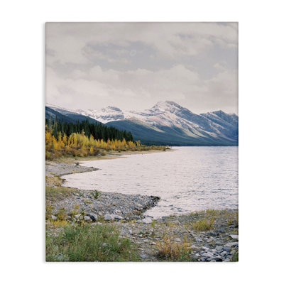 Mountain Region Shore Canvas Wall Art by Justine Milton
