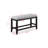 Transitional Dark Gray Fabric Upholstered Counter-Height Dining Bench - Solid & Seat In Long-Lasting Fashionable-207108824