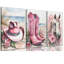 3 Piece Wrapped Canvas Print-304235395
