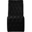 Chaise d'appoint rembourrée en velours capitonné Desroches-561642380