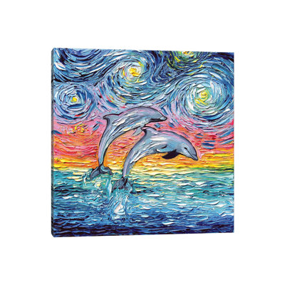 Van Gogh Never Saw Paradise by Aja Trier - Wrapped Canvas Gallery-Wrapped Canvas Giclée