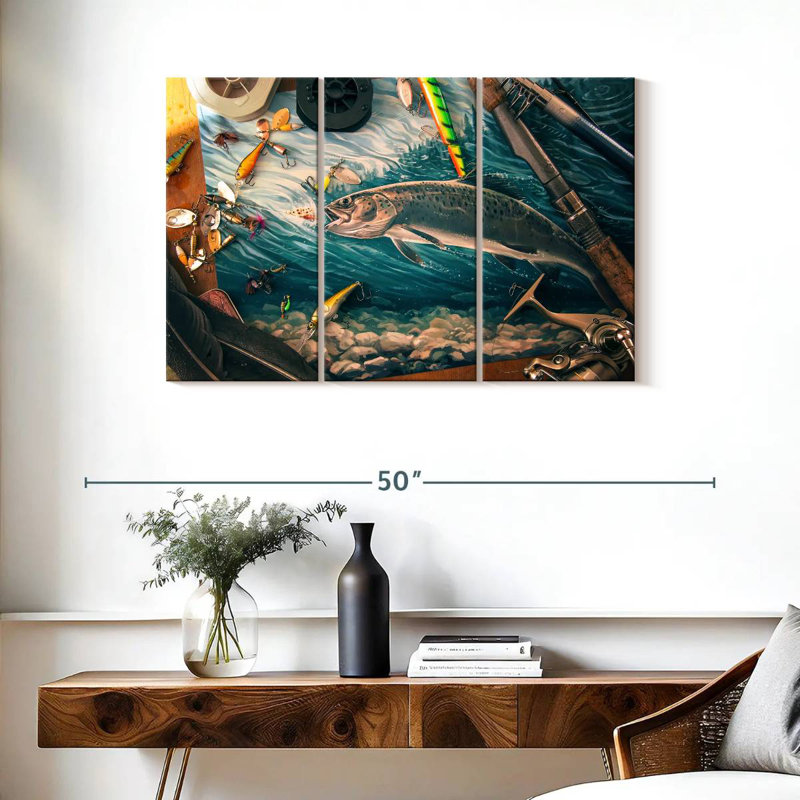 Senne All About Fishing, H 24 po x l 38 po