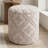 Modern Fabric Round Storage Ottoman