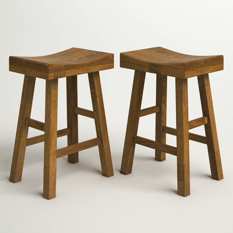 Tabouret de bar et de comptoir Melvyn, Cerise foncée, Tabouret de bar (hauteur du siège de 30,5 po)