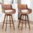 Modern Faux Leather Upholstered Swivel Stools-1305084209-1305084204