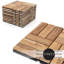 Carreau de terrasse en bois 12 po x 12 po