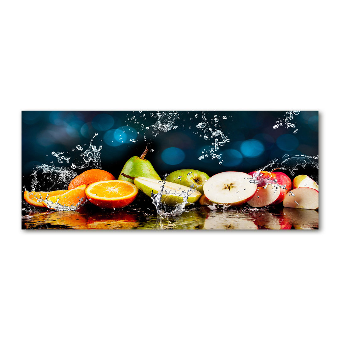 Obst und Wasser - Kunstdrucke auf Segeltuch