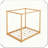 Canopy Platform Bed Support Legs Sturdy Elegant Design,Queen