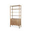 Étagère ouverte 2 portes en bois brun clair Edward-128922721