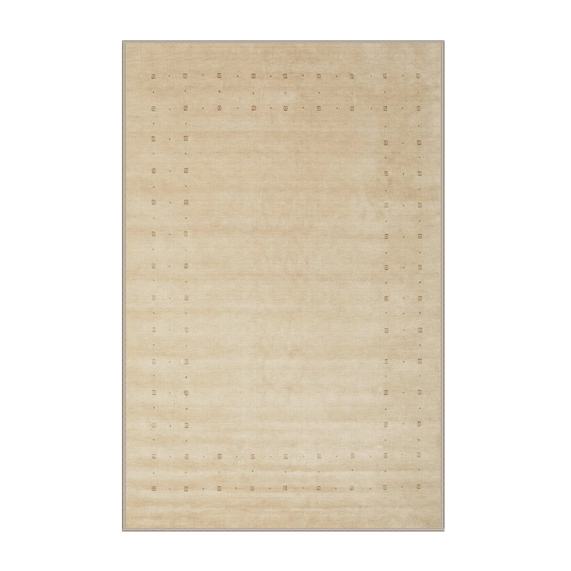 Surface beige contemporaine tapis, Rectangle 7 pi x 10 pi