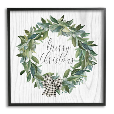 " Tartan Bow Wreath " by Carol Robinson