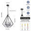 4-Light Modern Eades Diamond Shape Dining Room Pendant Light Fixture For Foyer Kitchen Island Entryway Staircase-489908945