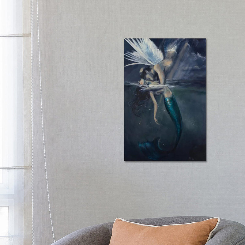 Crochet - Giclée sur toile tendue avec châssis, H 26 po x l 18 po